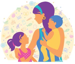 Mom and Family Graphic