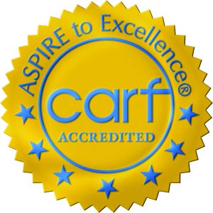 CARF accredited logo