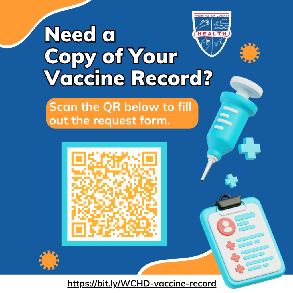 Need a Copy of Your Vaccine Record? Visit this link: https://bit.ly/WCHD-vaccine-record